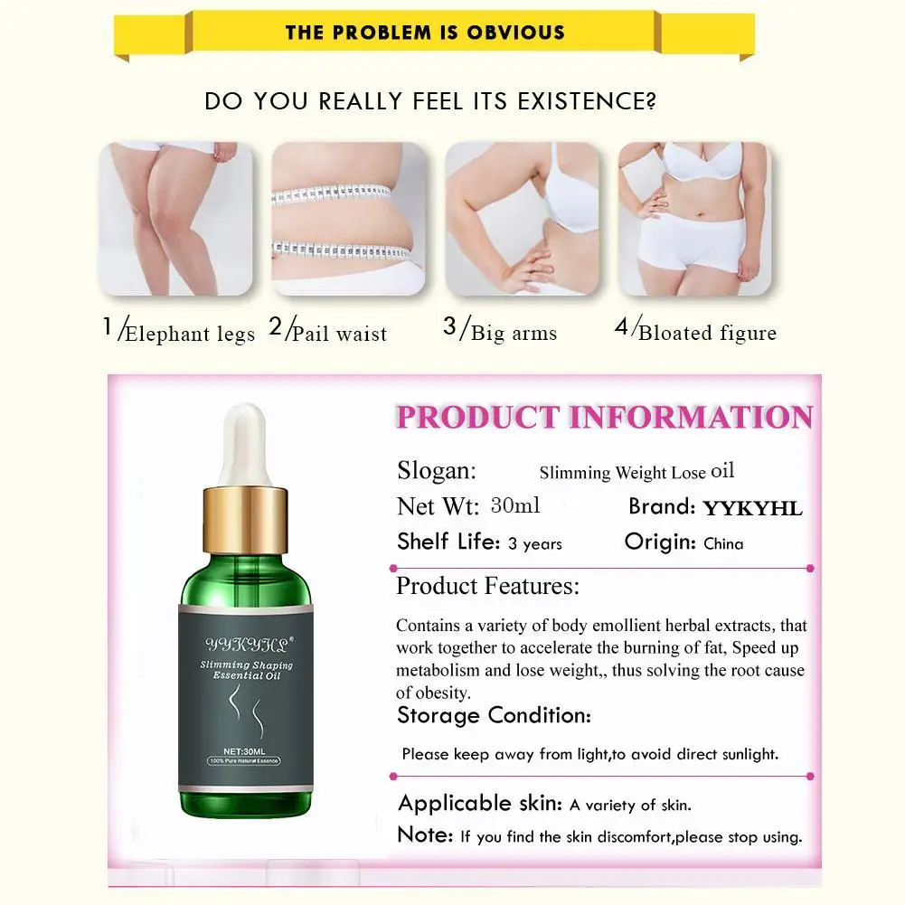 Бесплатная доставка масло для похудения продукты Похудение Эфирное Масла на