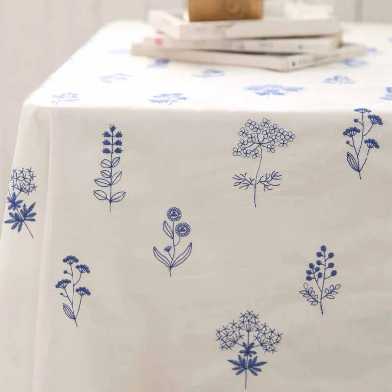 

150cm Width Exquisite Embroidered Pure Cotton Fabric Dress Curtain And Shirt Handmade DIY