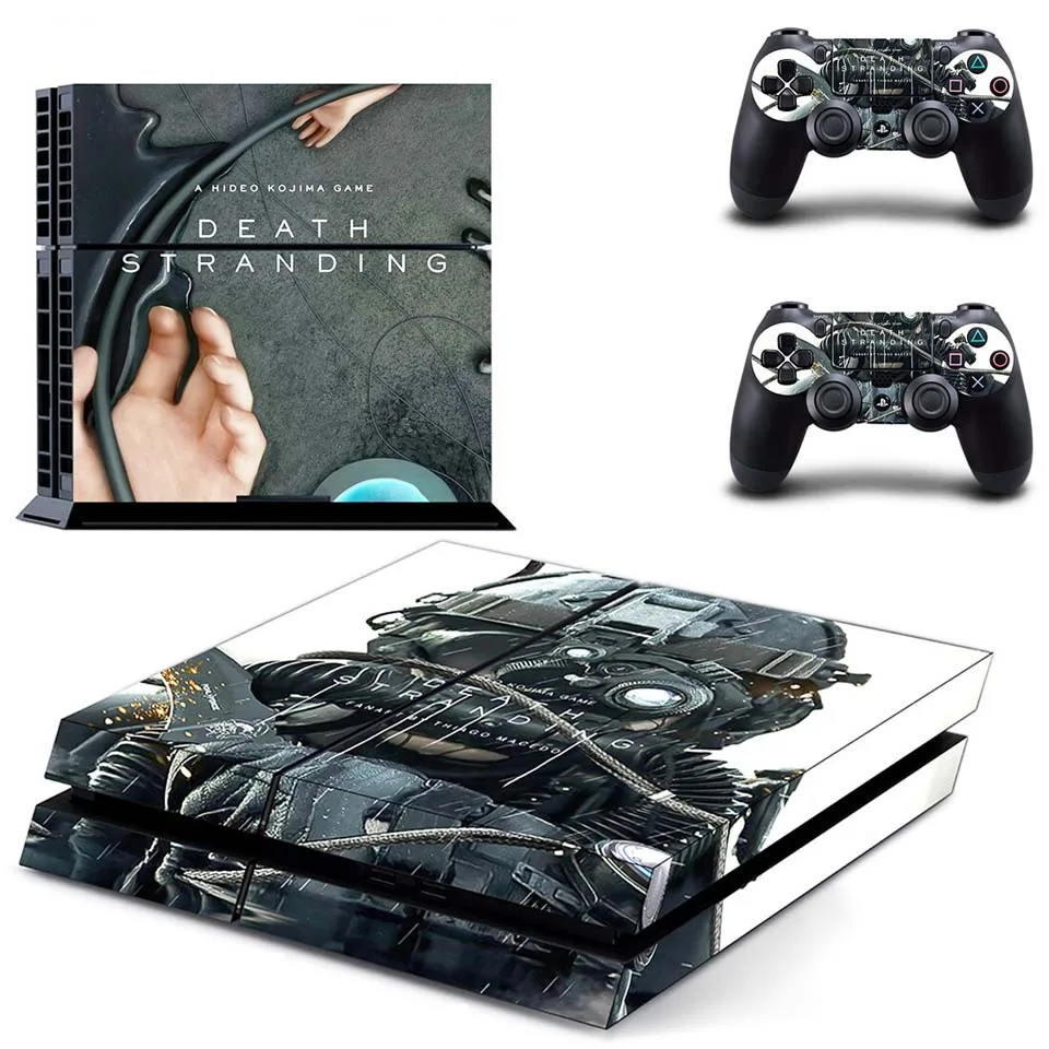 Все тело виниловые наклейки на кожу наклейка крышка для PS4 консоли и 2 шт. контроллеры Скины смерти Stranding