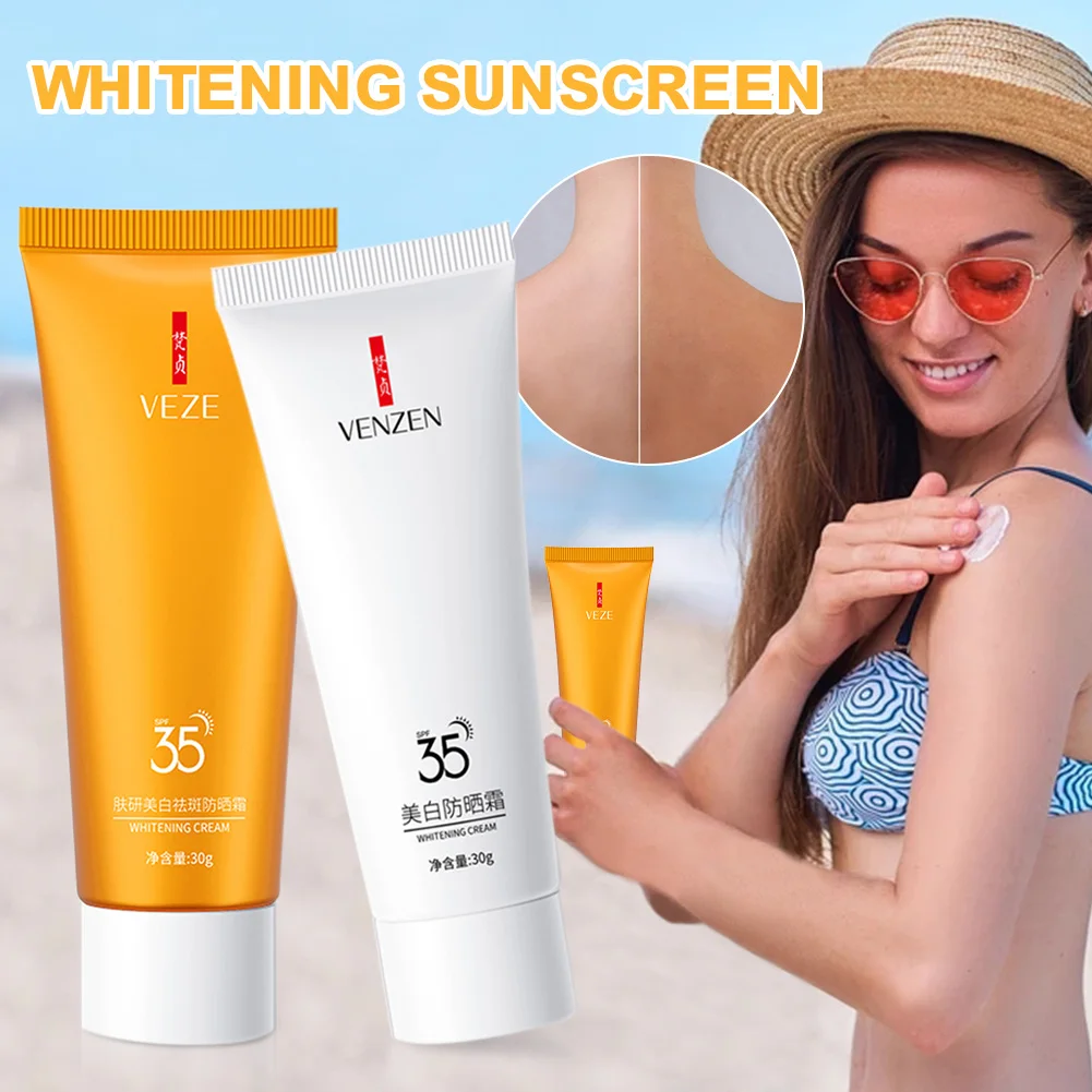 SPF35 солнцезащитный крем UVA UVB защита от воды-устойчивые Осветляющий увлажняющий
