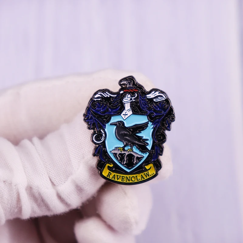 Эмалированная заколка H-Поттера Когтевран магазин карат-брошь домик Волшебный