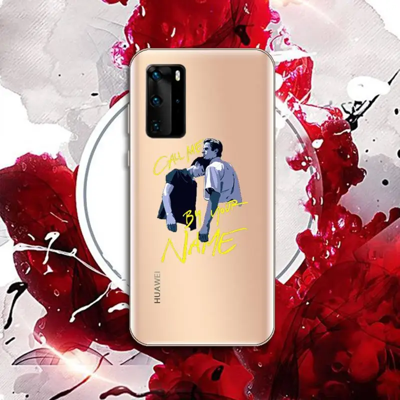 

Call Me by Your Name Phone Case Transparent for Huawei P20 P30 P40 honor 8 10i P smart 2019 Samsung A71 A21S S10 20 plus