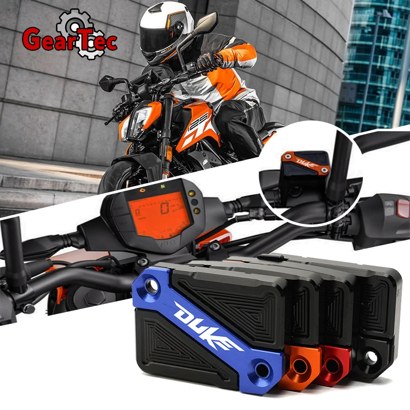 

Motorcycle Accessories Front Brake Fluid Reservoir Cover Cap For KTM DUKE 125 200 390 All Year RC 390 ADV Adventure 2020