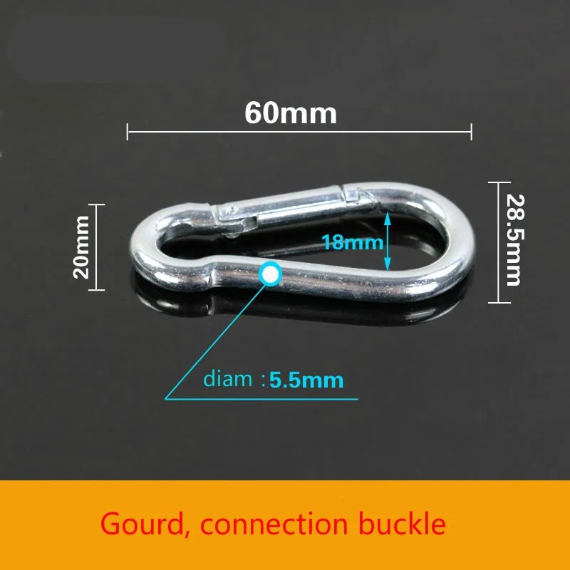 Gym Metal Chains Bolts Gourd Buttons Fitness Equipment Joints Anaerobic Exercise Wire Rope Iron Chain Counterweight Pin | Спорт и