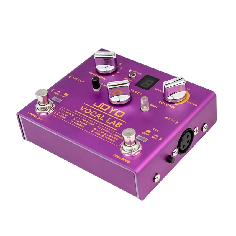 JOYO R-16 Vocal Lab Harmony 9 Multi Effects Specially Designed for Singing Fit with Dynamic Microphone | Спорт и развлечения