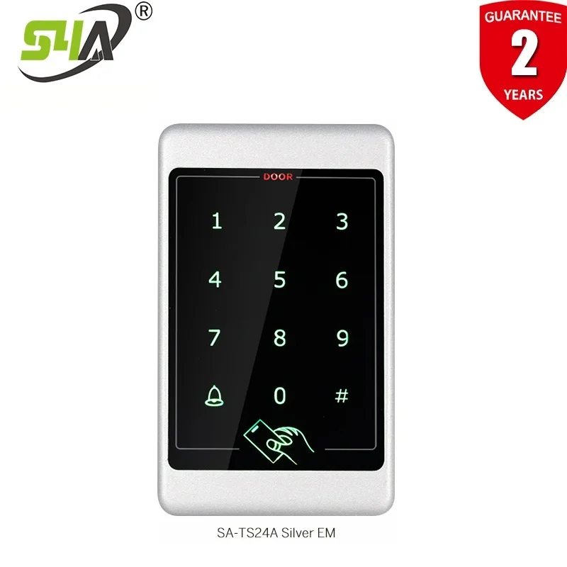 Металлическая сенсорная панель управления доступом RFID для внутренней