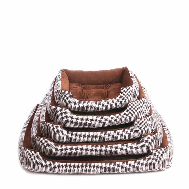 

Pet Bed Big Dog Bed Warm Lattice Bed For Dogs Winter Dogs Matress Puppy Kennel Dog's Mat Cushion For Small Medium Large Dogs