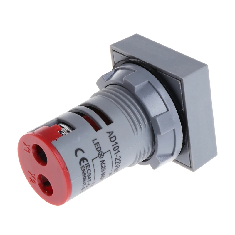 

22MM AC 12-500V Voltmeter Square Panel LED Digital Voltage Meter Indicator Light Whosale & Dropship