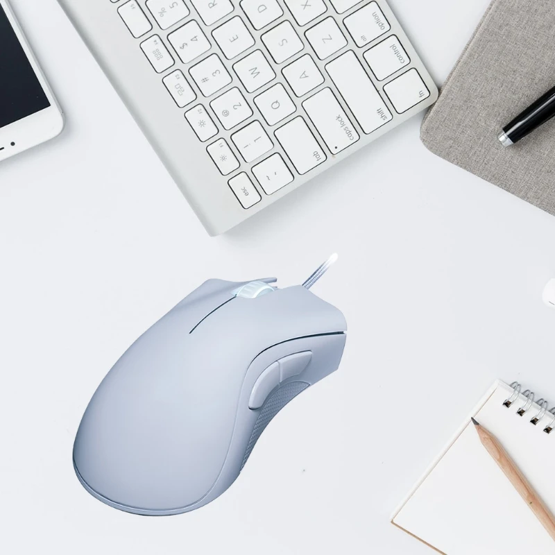 

Wired Gaming Mouse 6400DPI Optical Sensor 5 Independently Buttons Mice for Laptop PC Computer Gamer