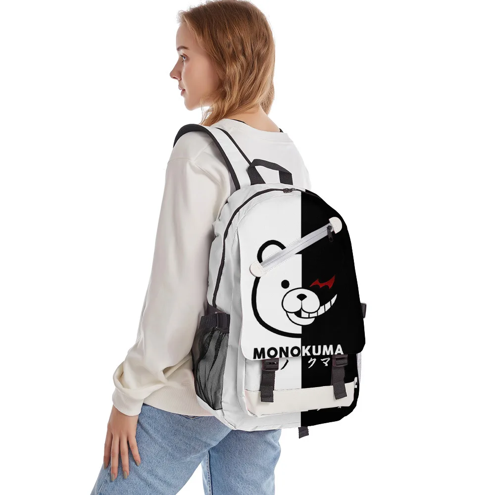 Японский рюкзак для мальчиков и девочек-подростков из ткани Оксфорд с аниме
