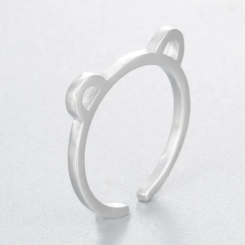 Кольцо Chandler с вырезами в виде котенка для девочек подарок модные украшения