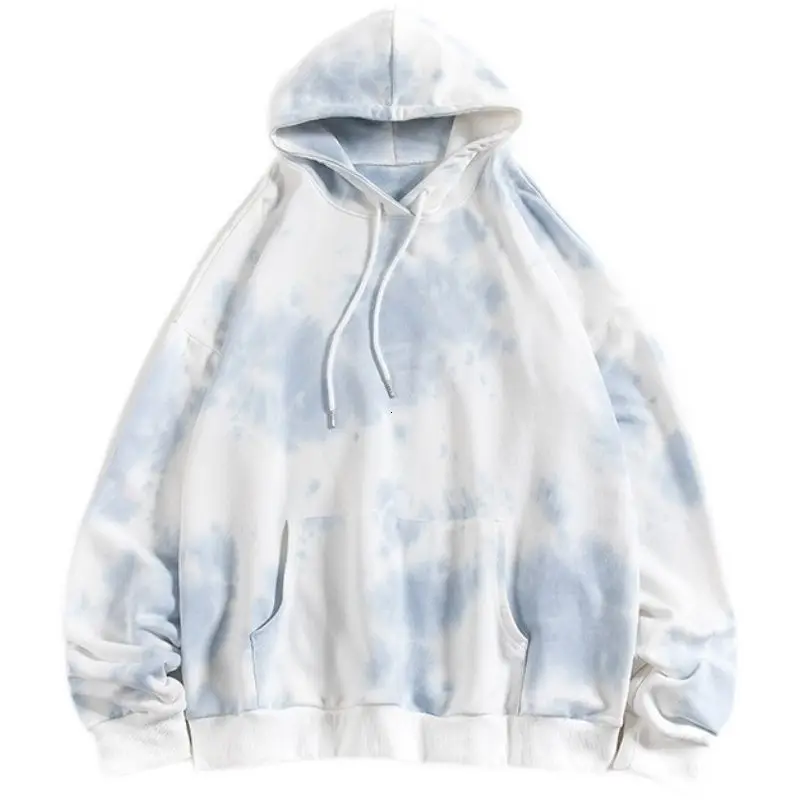 

Tie Dyed Hoodie Men Men's Trend Hooded Pullover Korean Version 2021 New Coat Big Size