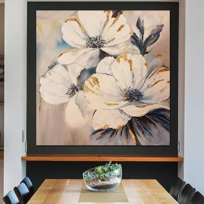 Цветочное украшение для отеля дома настенное искусство холст настенные картины