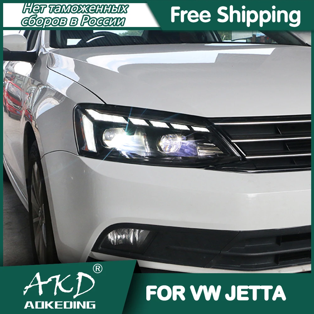 Фасветильник головного света для VW Jetta 2011-2019 s mk6 DRL дневные ходовые огни
