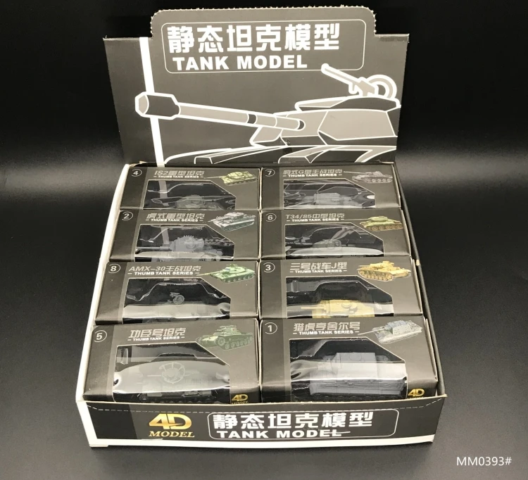 1/144 4D Готовая модель танка леопард тигр тип T34 основной боевой танк большой палец
