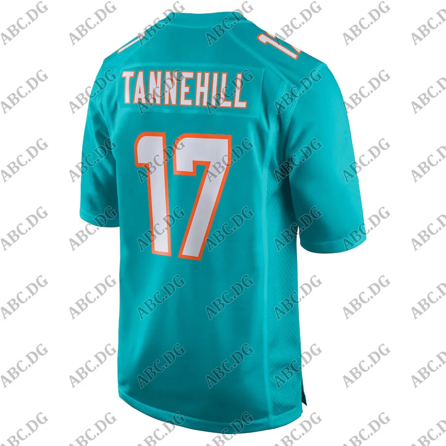 

Customized Stitch American Football Jersey Men Women Kid Youth Miami Ryan Tannehill Aqua New Game Jersey