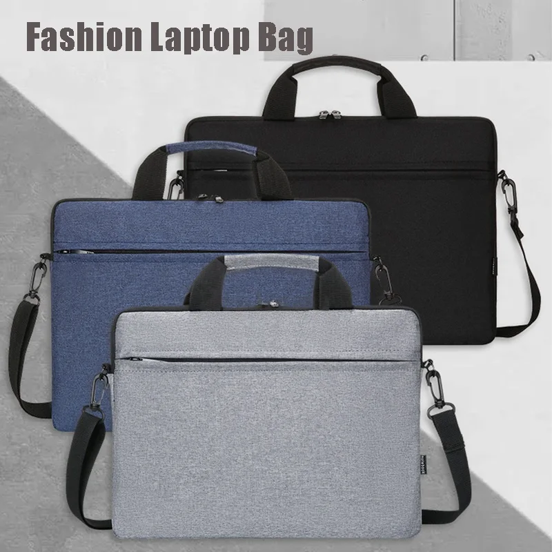 

FOR Strap Laptop Sleeve Bag With Handle For 10" 13" 14" 15.6" 16 Inch Laptop Shockproof Computer Notebook Bag,Grey Black