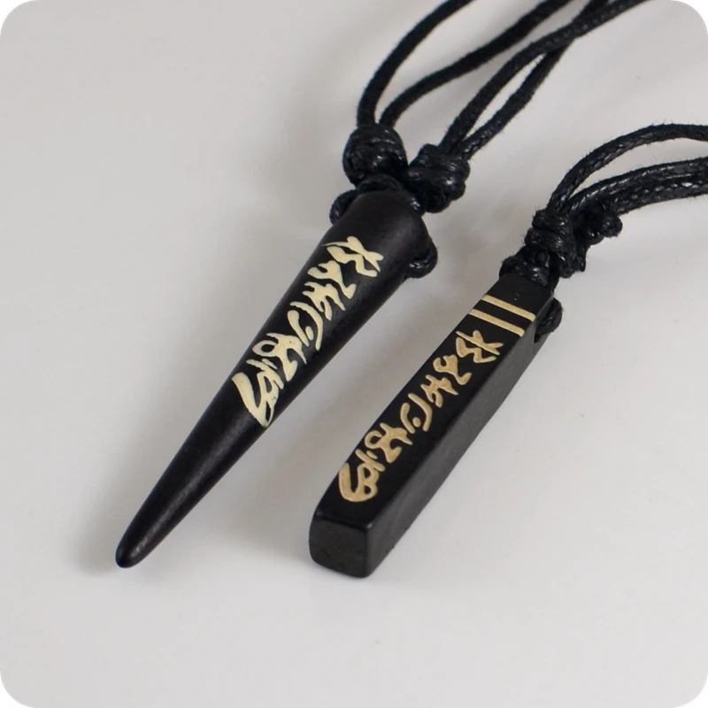 Ом Мани Падме Хум Тибет шесть слов мантра амулет кость резная смола кулон