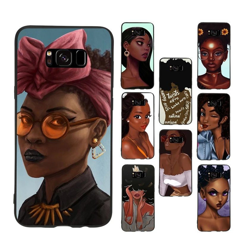 Черный Королева уникальный дизайн новейший модный чехол для телефона samsung galaxy s8 s7