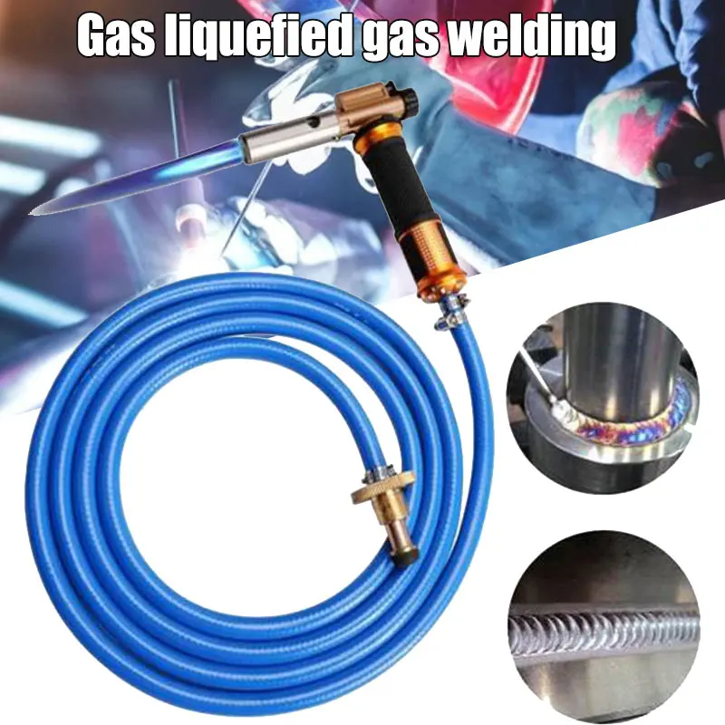 

Professional Gas Welding Torch With Hose Home Welded Soldering Brazing Repair Tool Gas Pistol Газовый Паяльник