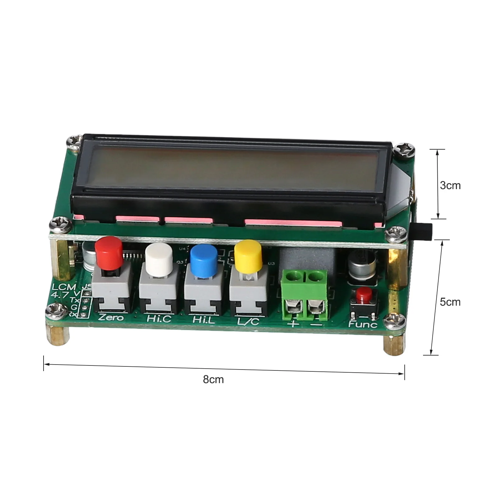 LC100-A Digital LCD Capacitance Meter High Precision Inductance L C 1pF-100mF 1uH-100H，with Test Clip | Инструменты