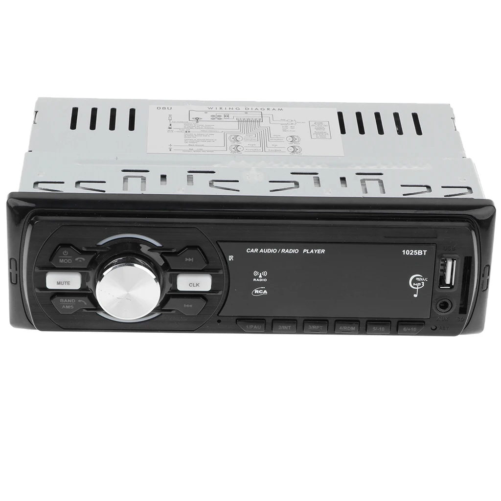 Автомагнитола с Bluetooth стереозвук FM Aux приемник TF USB EQ MP3 радио плеер дистанционным