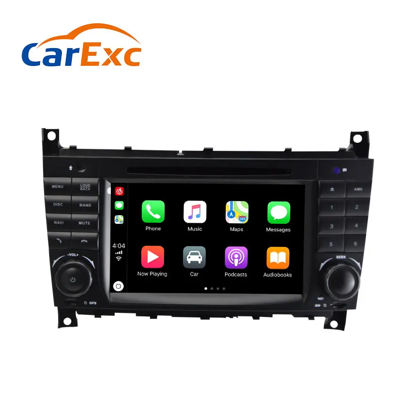 Android 9,0 Автомагнитола CarPlay gps навигации для Mercedes Benz/W203 W209 W219 W169 C180 C200 C230 C240 CLK200 CLK22
