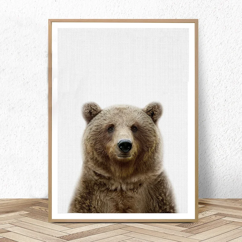 Настенная картина с изображением жирафа декор для детской комнаты искусство