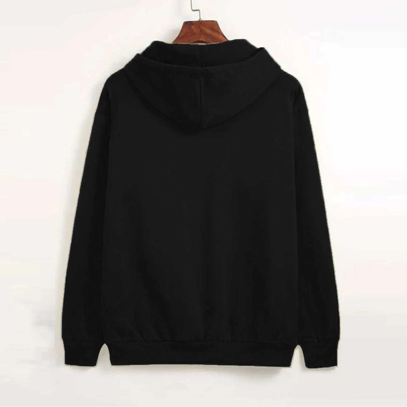 Korean Style Womens Autumn Long Sleeve Hoodie Sweatshirt Sunlight Print Hooded Pullover Tops Streetwear Women Oversized Hoodies