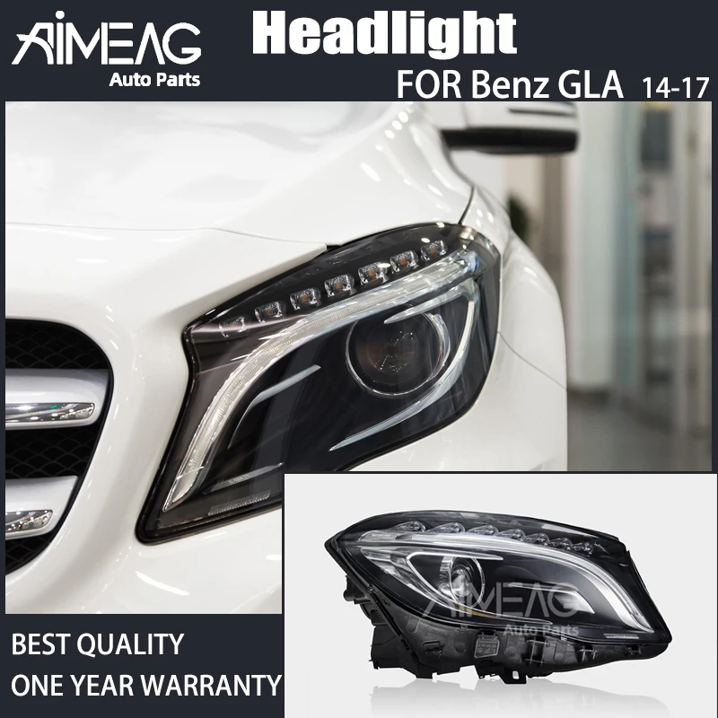 

Headlight Assembly fit Benz GLA w156 LED bi-xenon Complete Plug&Play Aftermarket car light ADAPTIVE HEADLIGHT