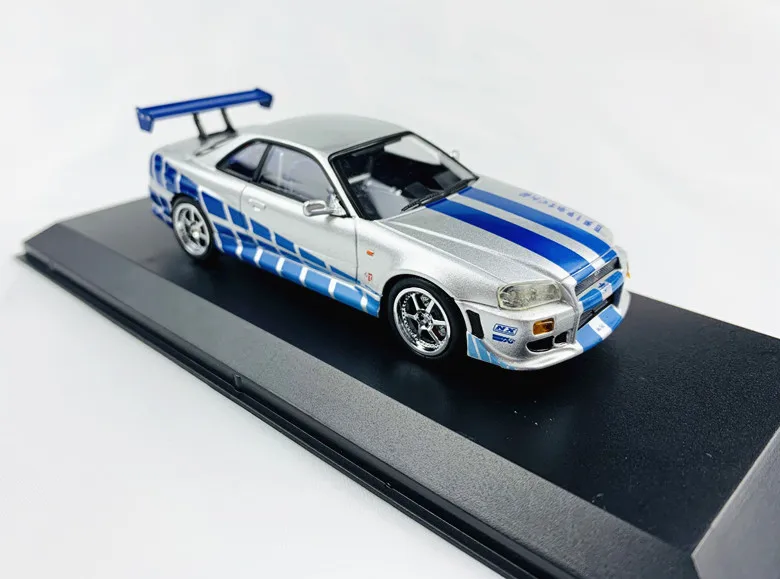 GreenLight 1:43 BRIAN'S 1999 нсрб в SKYLINE GT R бутик брелок для автомобильных ключей игрушки