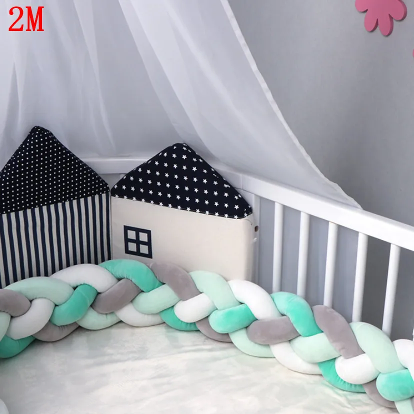 1 м/2 м/3 м детская кроватка бампер узел кровать протектор Младенческая Колыбель