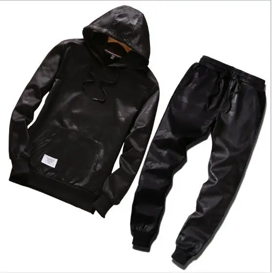 Мужская толстовка костюм 2019 новая осенняя модная повседневная с капюшоном и