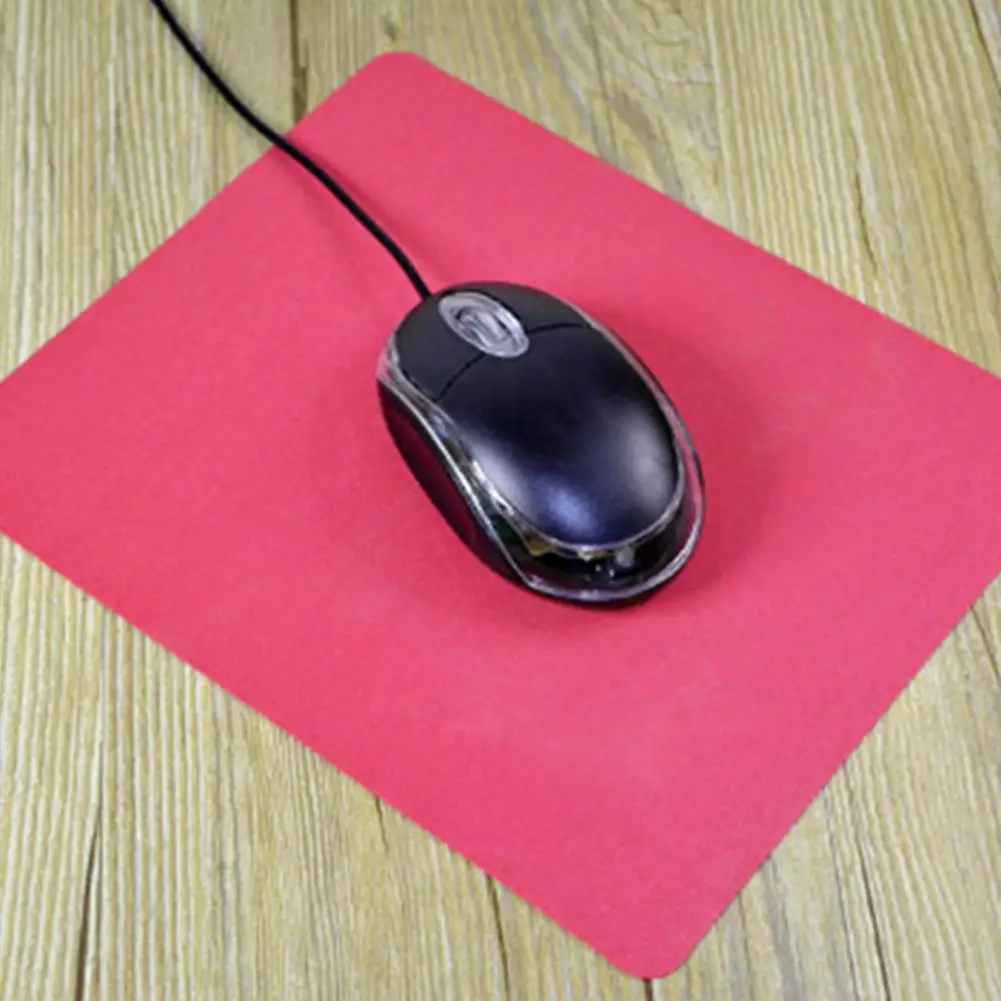 new 21 5 x 17 5cm non slip thicken gaming pc laptop mouse pad anti slip solid color rectangle mat for pc laptop drop shipping free global shipping
