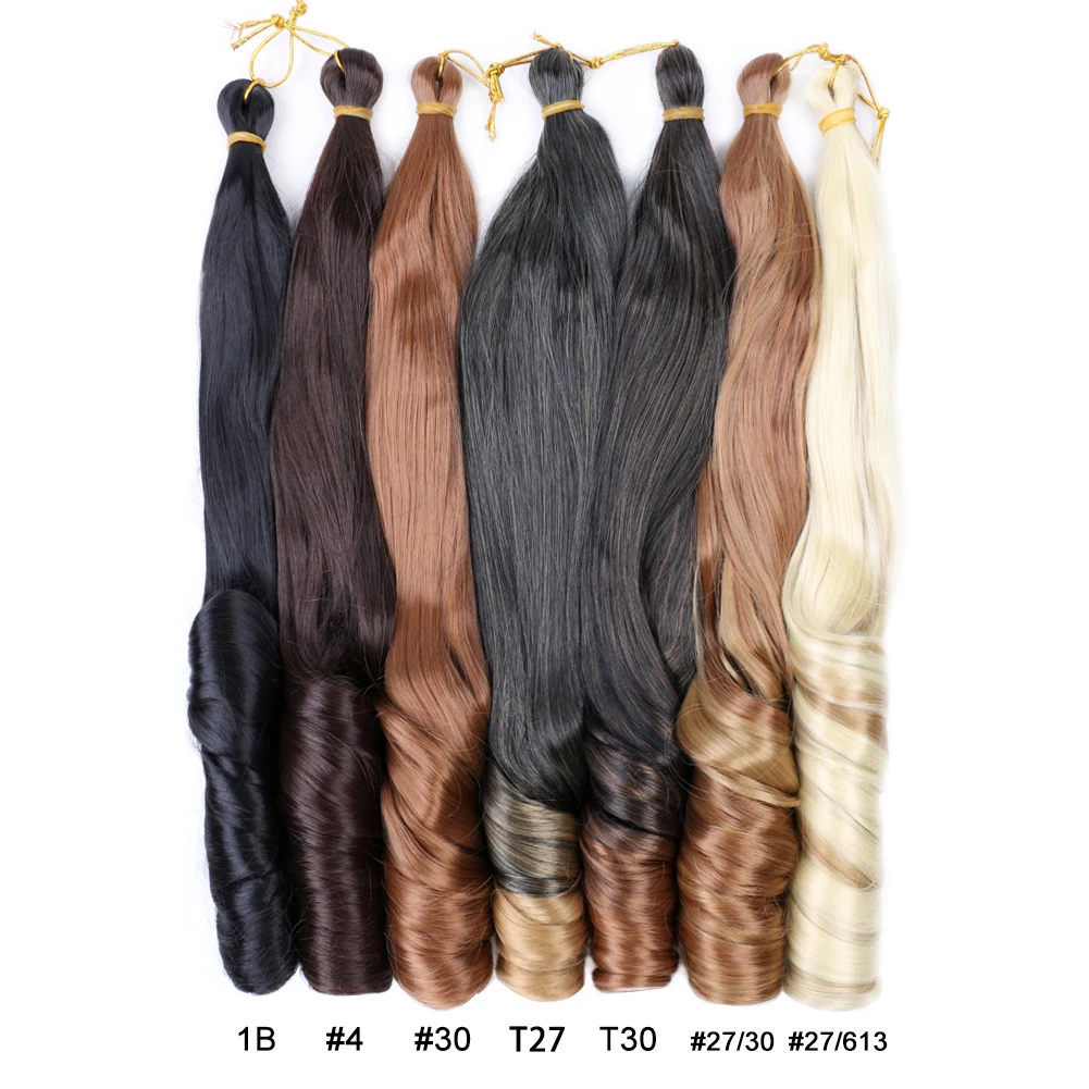 Синтетические плетеные волосы спиральные изогнутые косички вязаные 22 дюйма