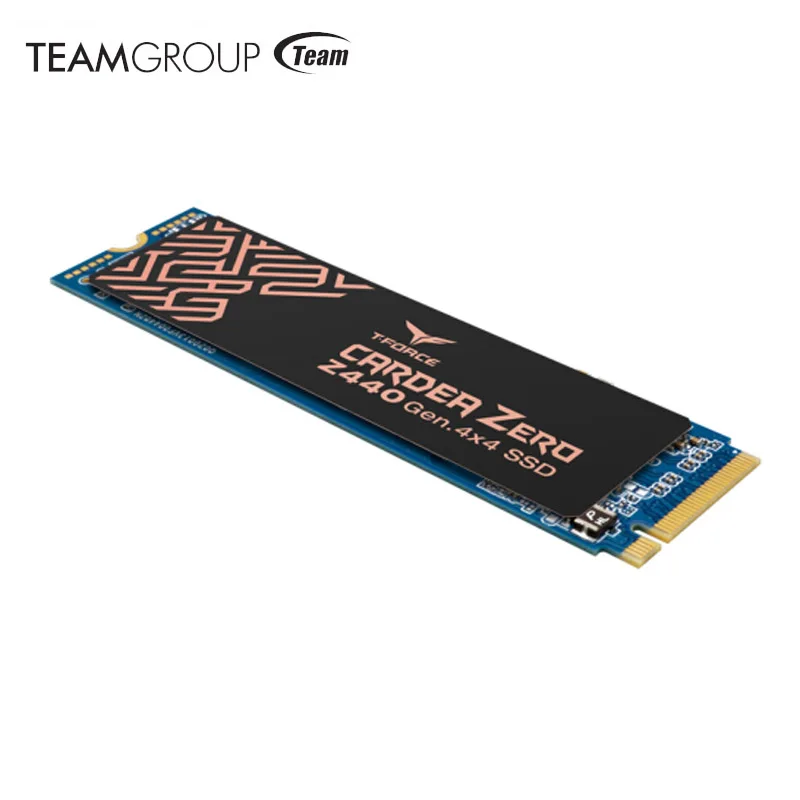 Игровой SSD-накопитель TEAMGROUP T-Force CARDEA Zero Z440 1 ТБ DRAM SLC Cache 3D TLC NAND NVMe PCIe Gen4 M.2 2280 для