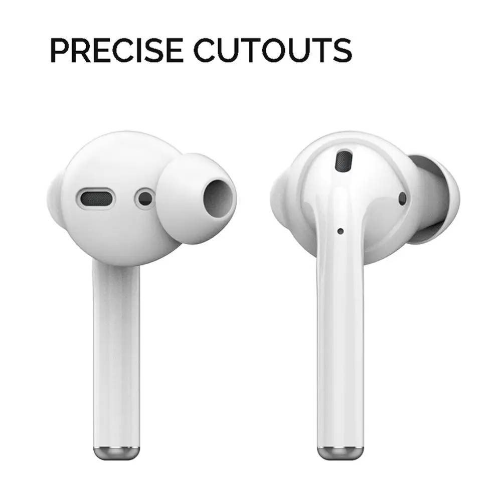 3 пары мягкие силиконовые вкладыши для наушников Apple EarPods/Air Pods 1 2|Аксессуары