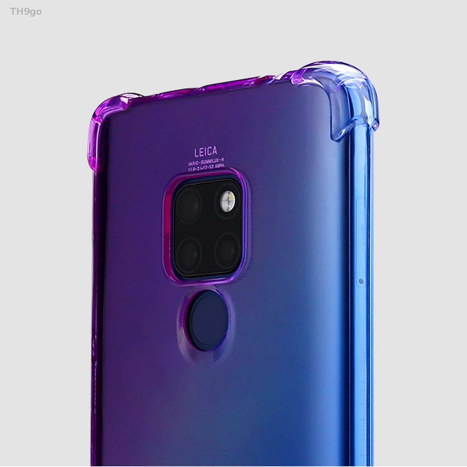 Градиентный чехол для телефона Huawei Mate 20 Pro 20X P20 P30 Lite Nova 3 4e 3i 3e прозрачный