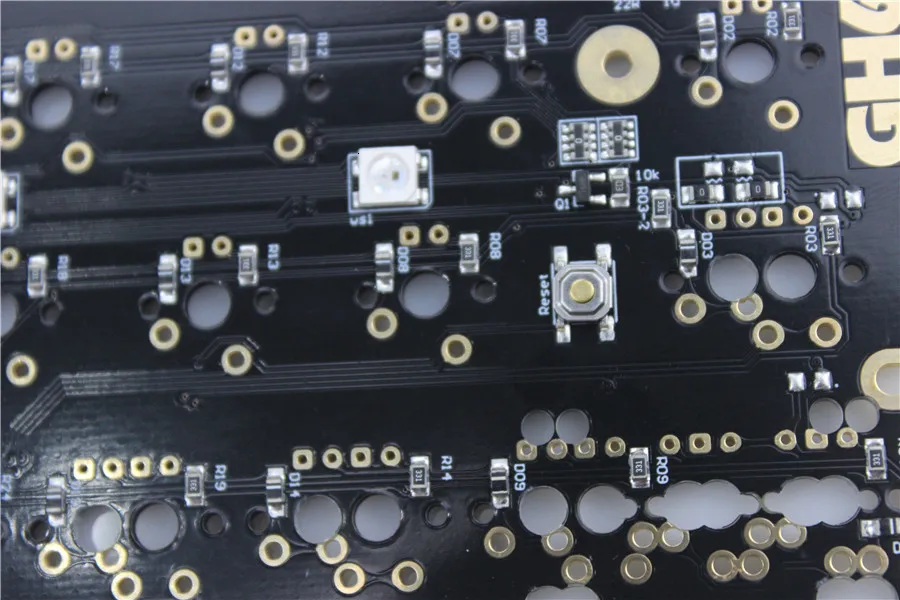 Xd60 Xd64 V2.0 PCB пользовательская механическая клавиатура комплект Underglow RGB GH60 60% программируемый Mx Alps Stem Spacebar Mini USB
