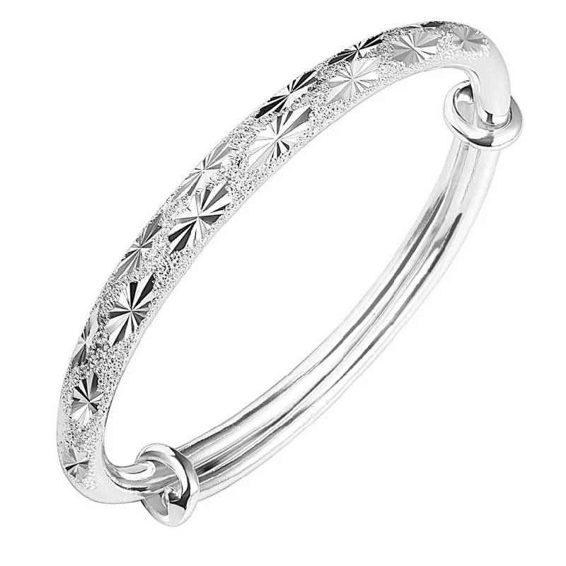 

Браслет женский из серебра 925 пробы с гипсофилой