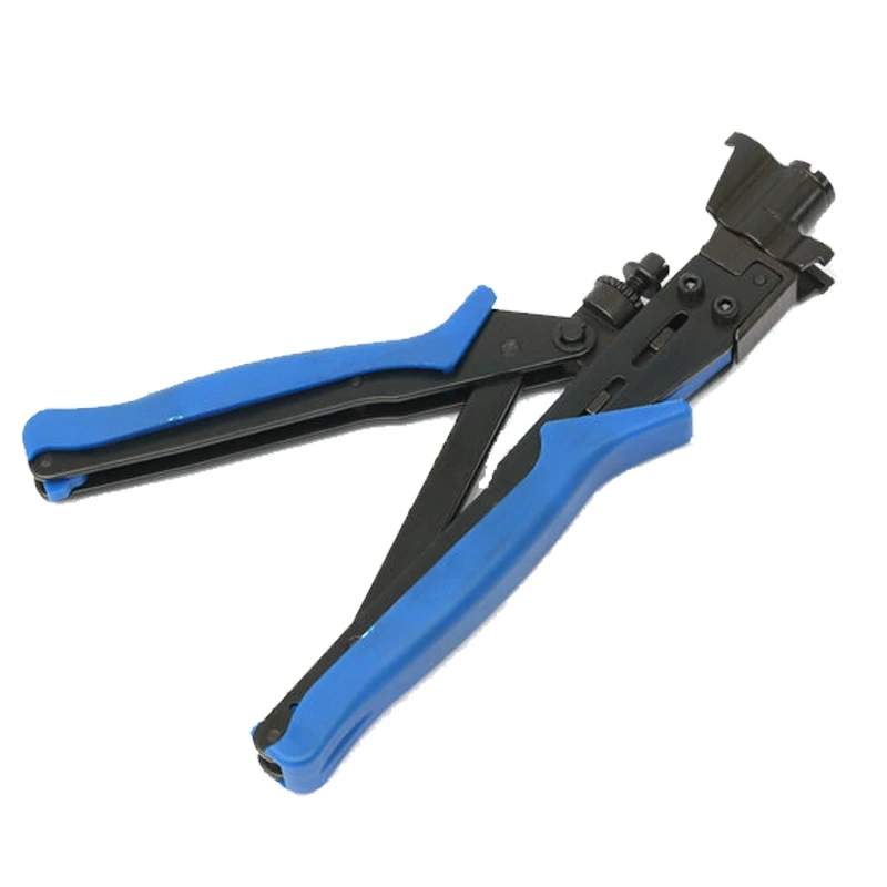 

Special Production Tool Wire Clamp Coax Cable Crimper for F/BNC/RCA Connectors Adapters Gift for DIY Work Friends