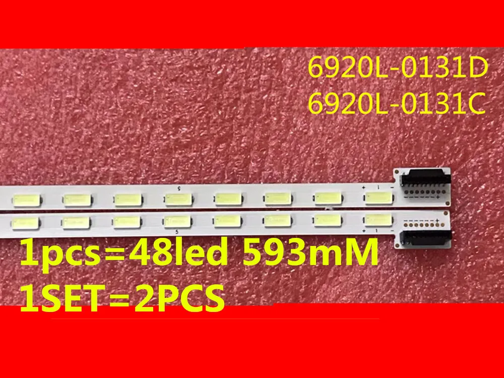 

1set=2pcs LED strip for LED47K560J3D 6922L-0017A 6922L-0018A 6917L0700A 6917L0701A 47"V12 Edge R L 6920L-0131C 6920L-0131D