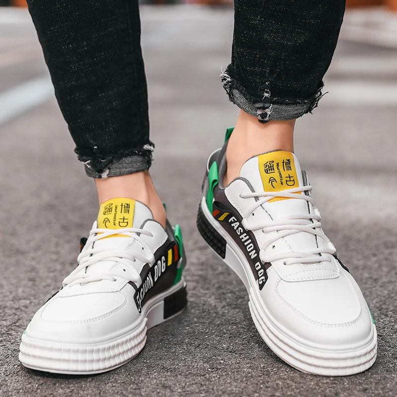 

DRCUKM 2021 New Men's Sneakers Shoes Spring Running Shoes Mixed Colors Comfortable Damping Male Casual Vulcanized Mens Shoes