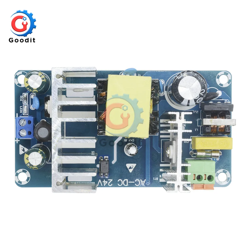 Модуль питания AC 110v 220v к DC 24V 6A Switching коммутационная плата питания 6A-8A 50 HZ/60 HZ 100W AC85-265V к DC24V DC12V