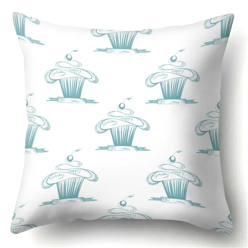 Наволочка для подушки чехол в виде пончика декоративный спальни домашний декор