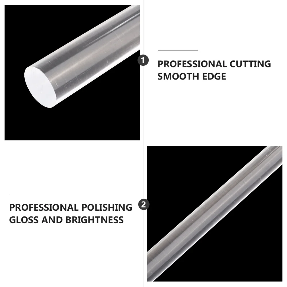 8 шт. прозрачные круглые акриловые стержни |