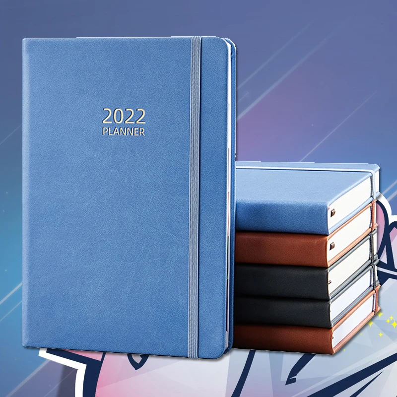 

Планировщик 365, блокнот-планировщик, эластичный шнур, цветная внутренняя страница, иллюстрация, годовой ежедневный план, журнал, запись, кан...