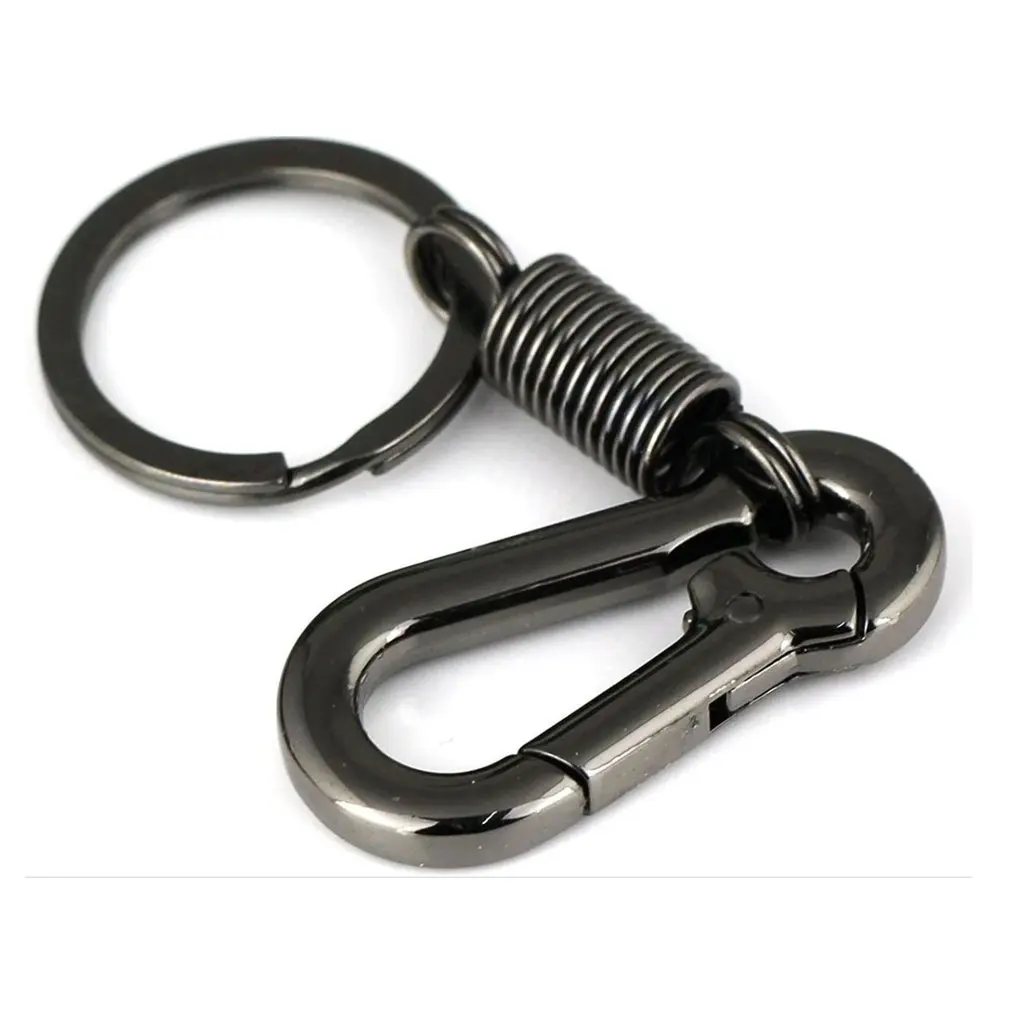 

Metal Zinc Alloy Key Clip Keychain Key Storage Equipment Simple Retro Style Strong Chrome-plated Carabiner