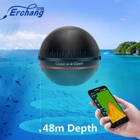 2021 new portable fish finder fishing sonar wireless echo sounder fishfinder 48m160ft depth sonar for fishing