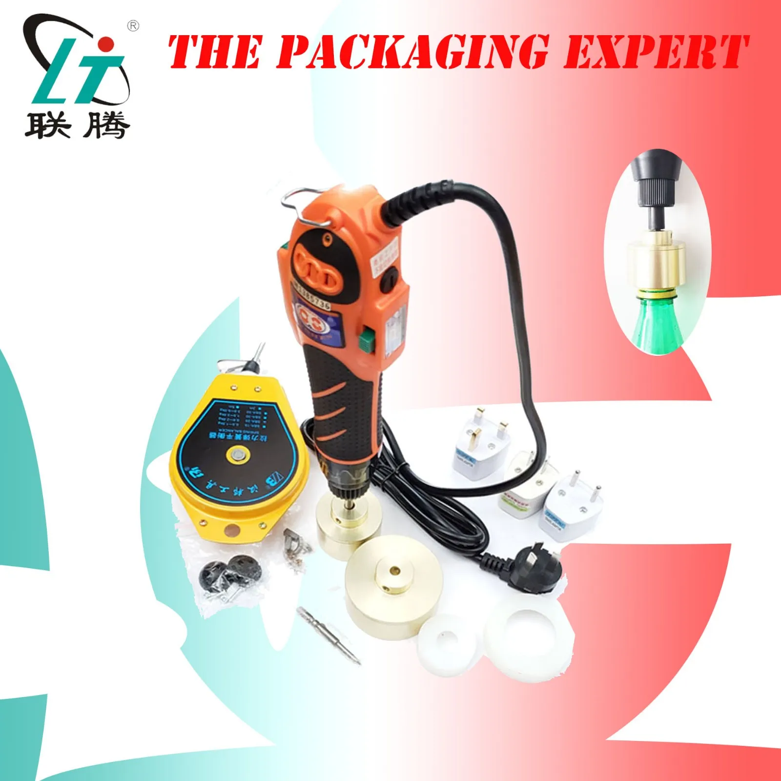 Ручная укупорочная машина для укупорки бутылок пластиковый металлический